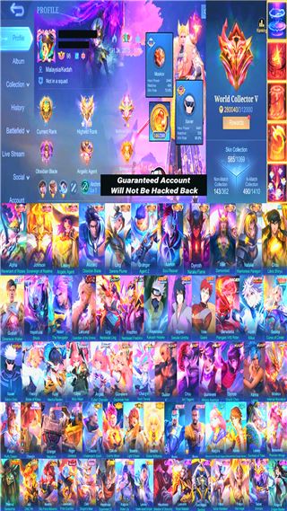 Accounts Mobile Legends