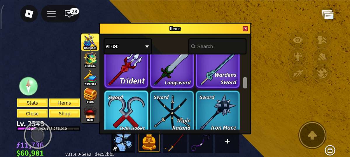 Game account sale Roblox