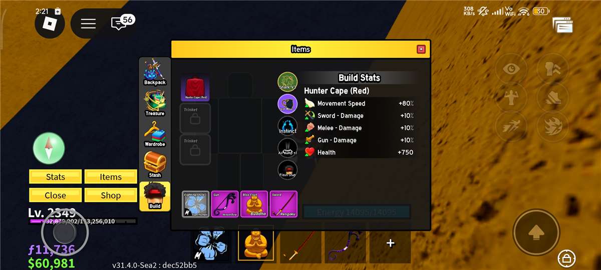 Game account sale Roblox