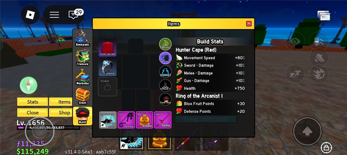 Game account sale Roblox