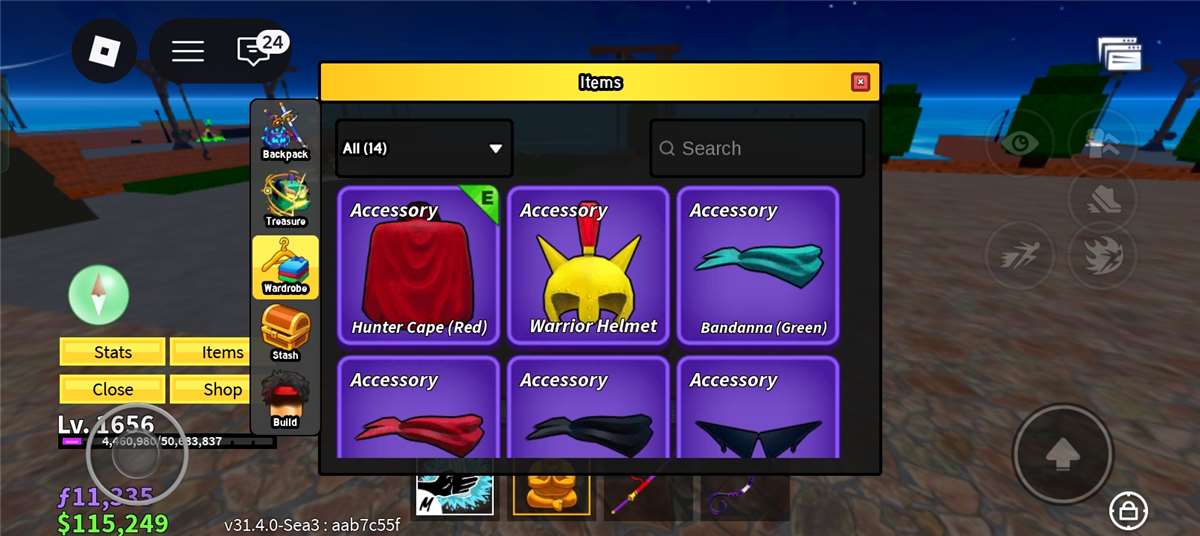 Game account sale Roblox