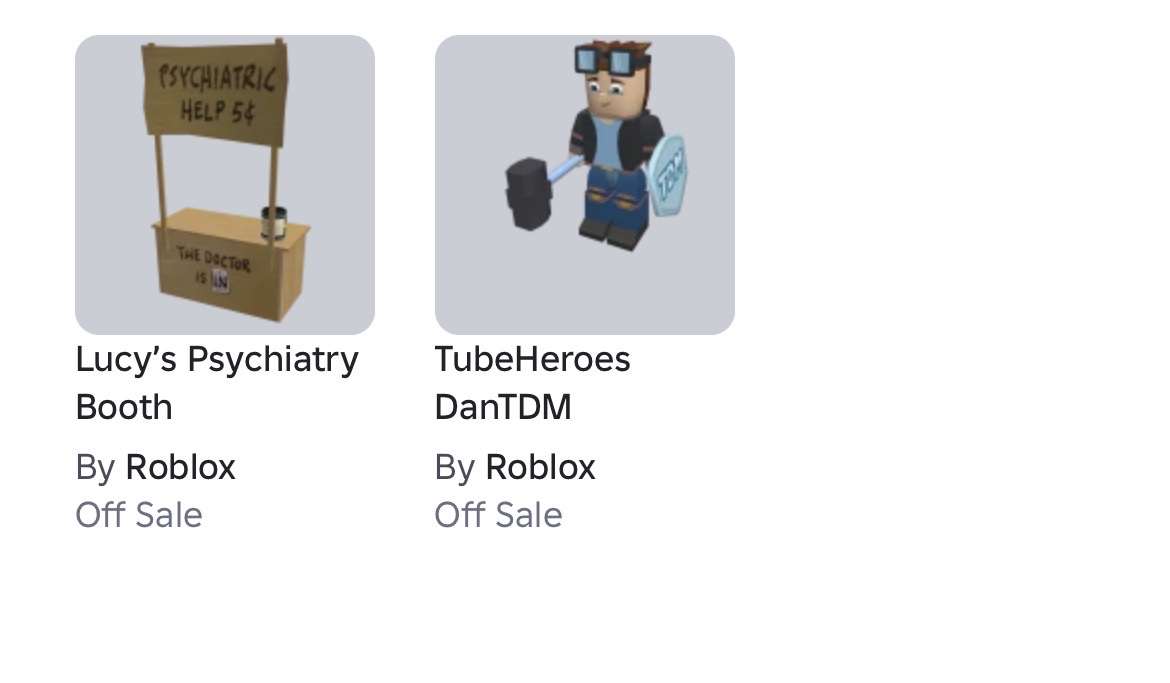 Game account sale Roblox