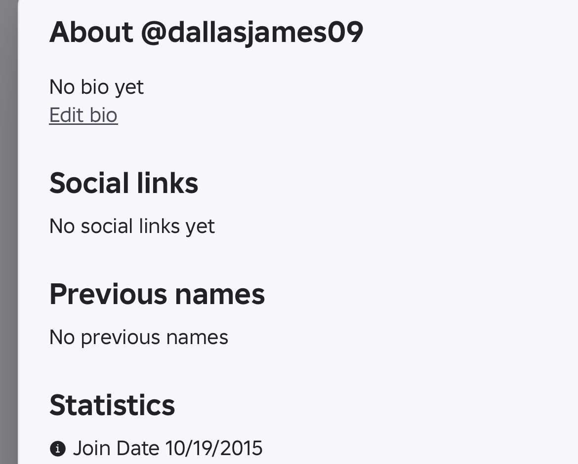 Game account sale Roblox