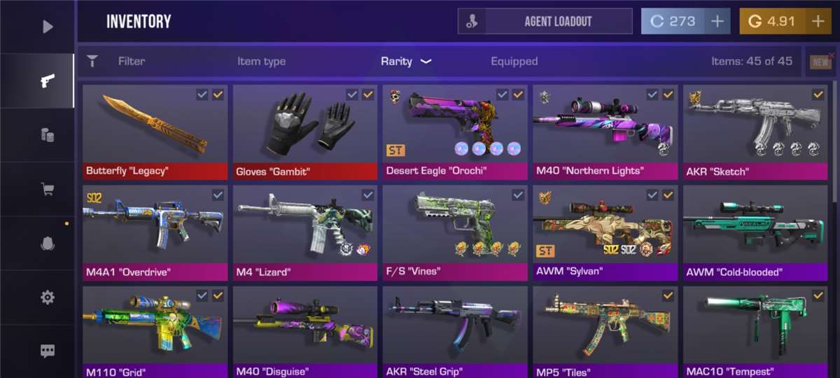 Game account sale Standoff 2