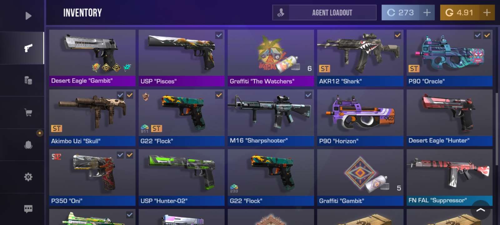 Game account sale Standoff 2