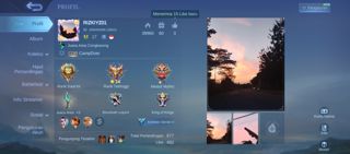 Jual akun ml