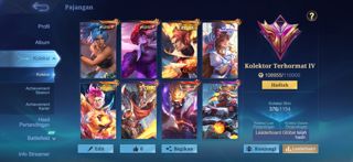 Jual akun Mobile legend