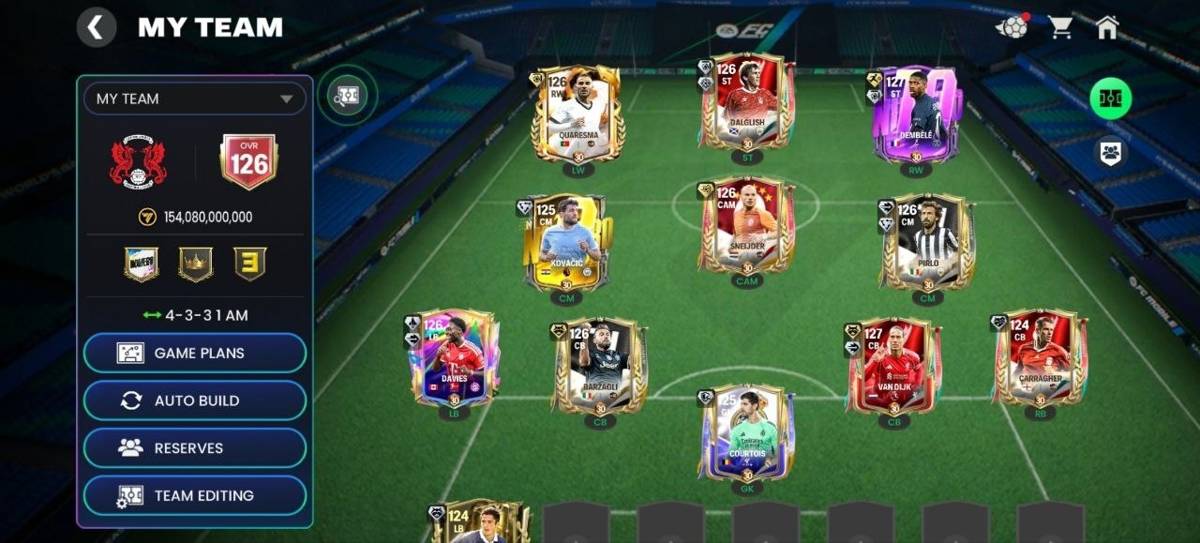 127 OVR FIFA MOBILE