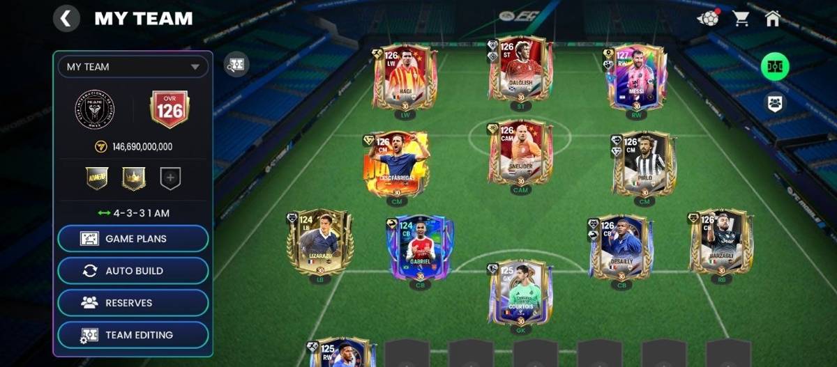 126 OVR MESSI 127💥