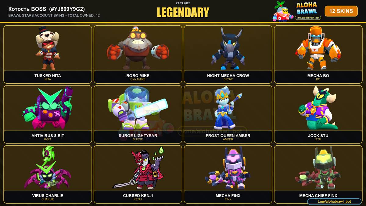 BRAWL STARS ACCOUNT FOR SALE | 51K + TROPHIES