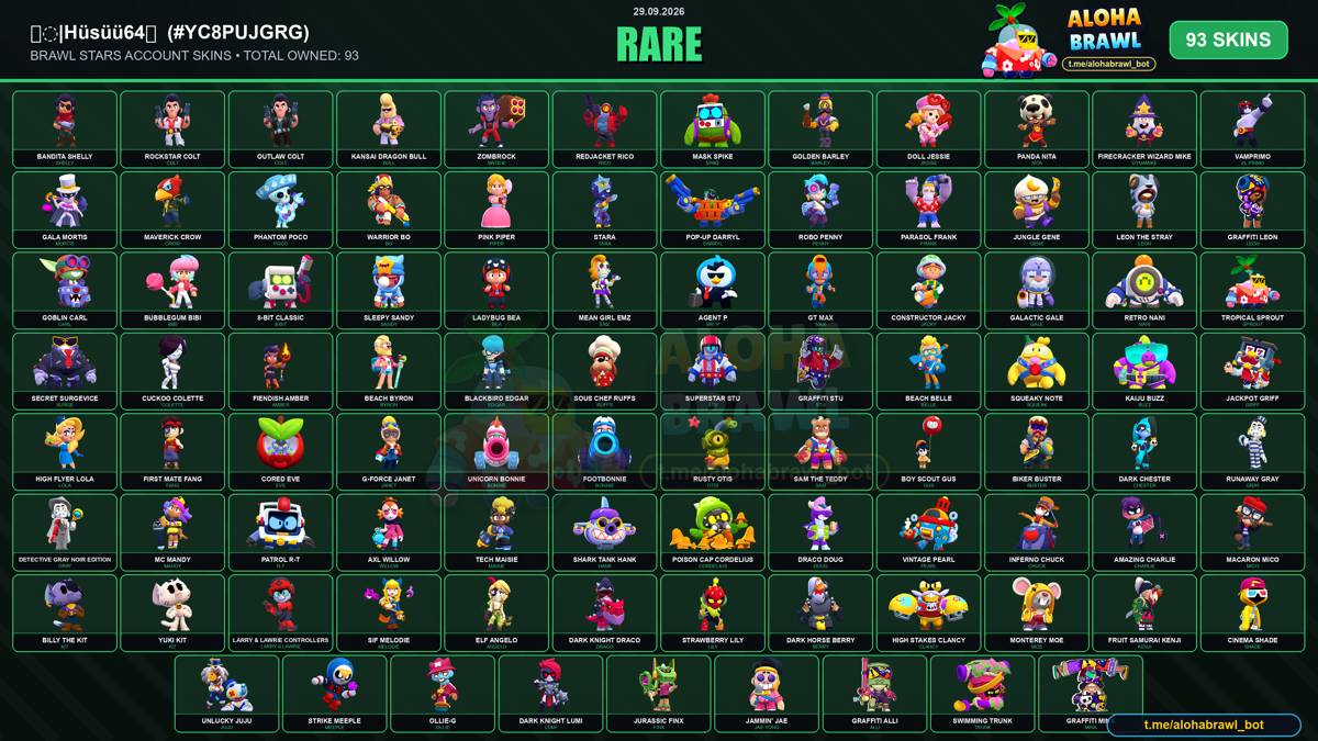 BRAWL STARS ACCOUNT FOR SALE | 65K + TROPHIES