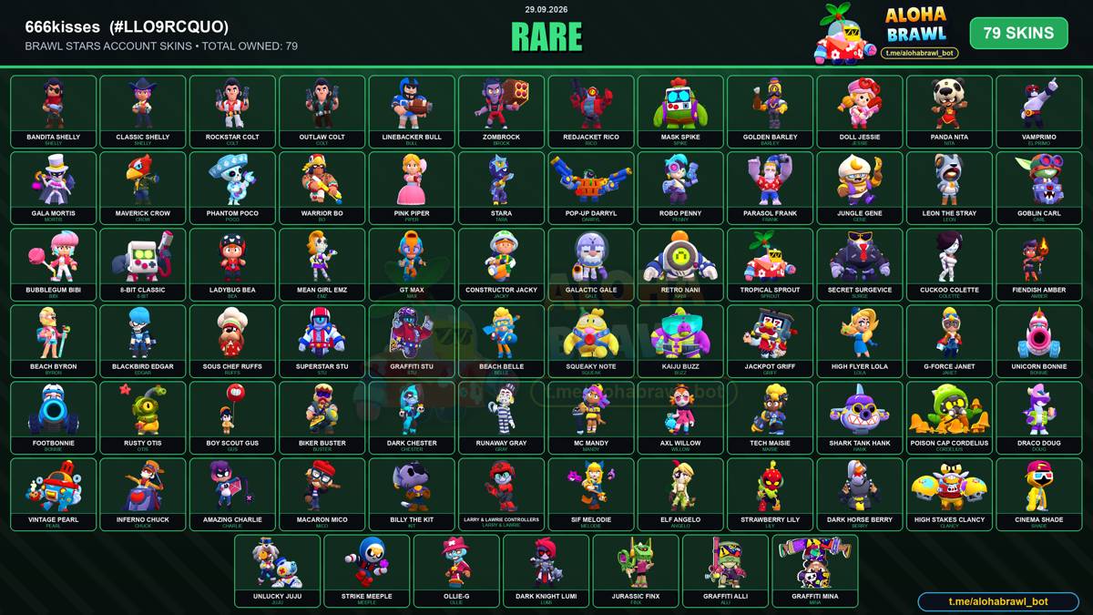 BRAWL STARS ACCOUNT FOR SALE | 29K+ TROPHIES