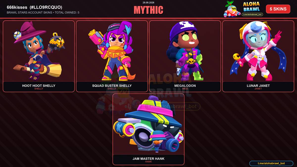 BRAWL STARS ACCOUNT FOR SALE | 29K+ TROPHIES