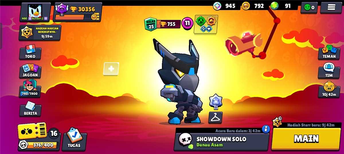 Penjualan akun permainan Brawl Stars