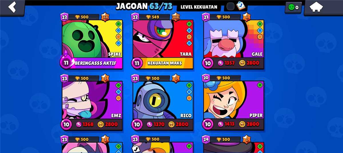 Penjualan akun permainan Brawl Stars