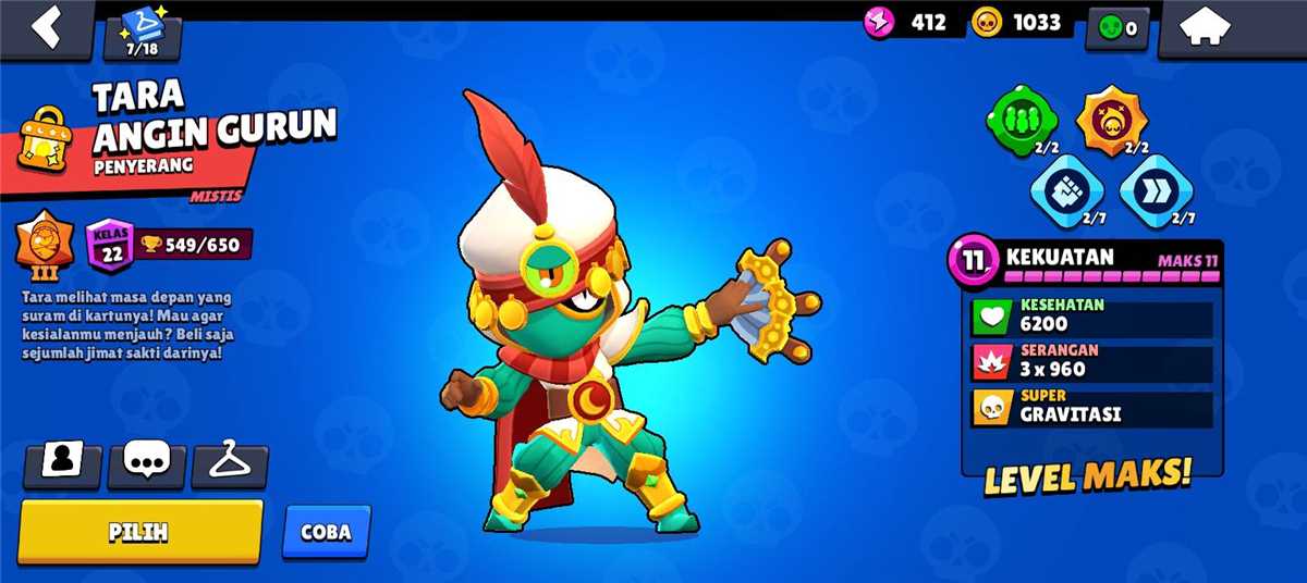 Penjualan akun permainan Brawl Stars