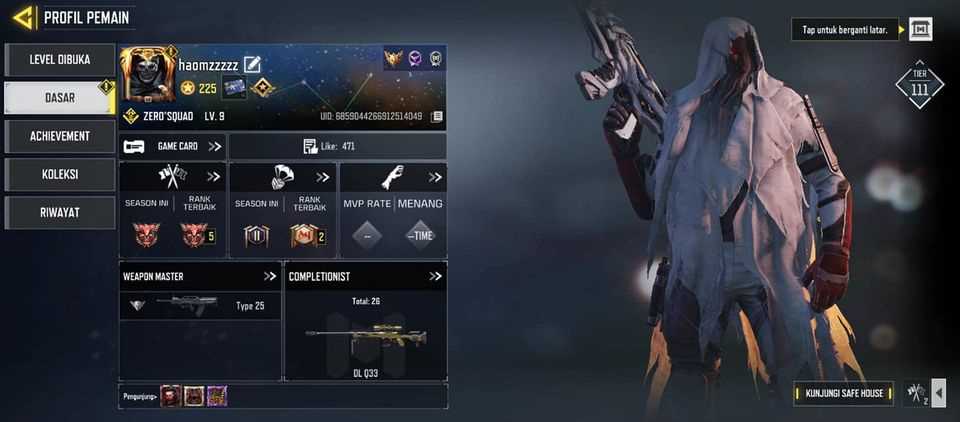 Penjualan akun permainan Call of Duty Mobile