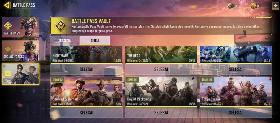 Penjualan akun permainan Call of Duty Mobile