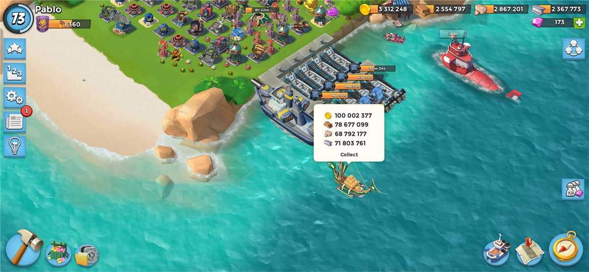 Penjualan akun permainan Boom Beach