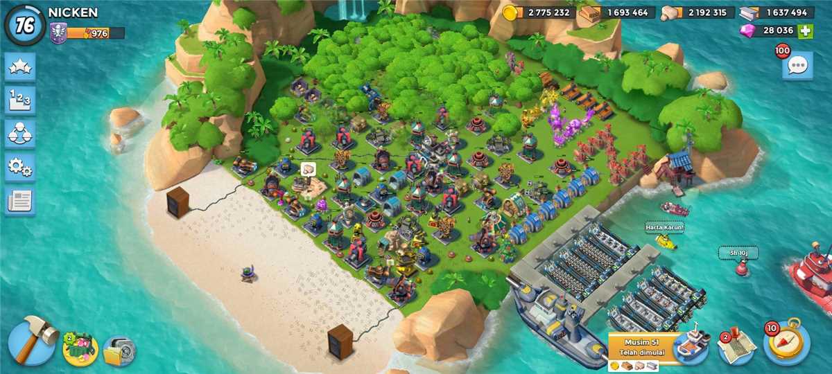 Penjualan akun permainan Boom Beach