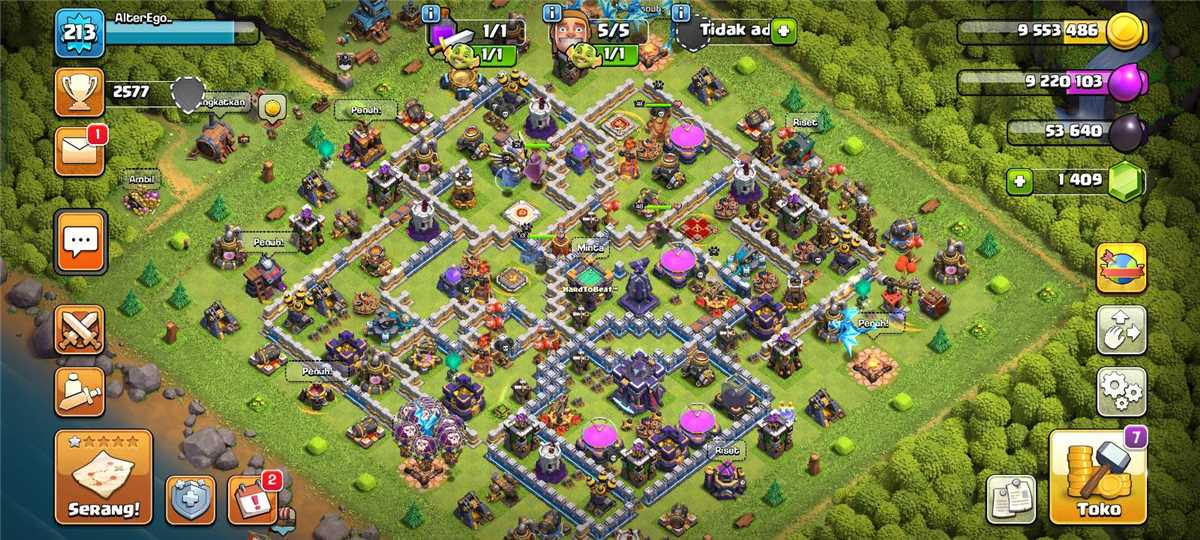 Penjualan akun permainan Clash of Clans