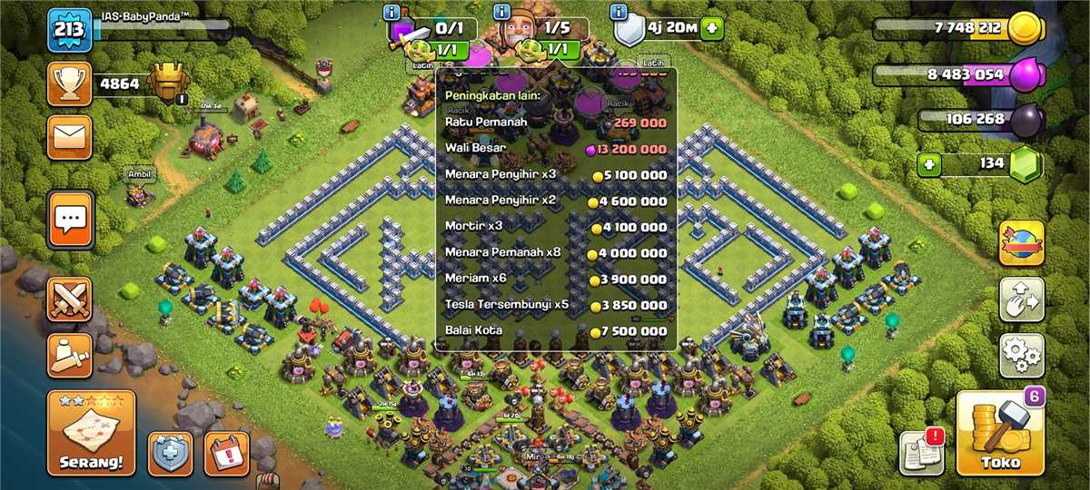 Penjualan akun permainan Clash of Clans