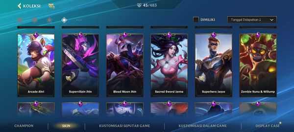 Penjualan akun permainan League of Legends