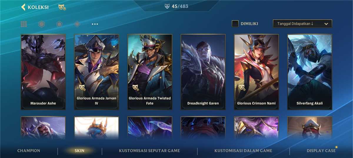 Penjualan akun permainan League of Legends