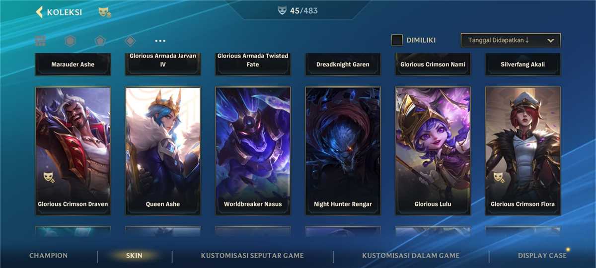 Penjualan akun permainan League of Legends