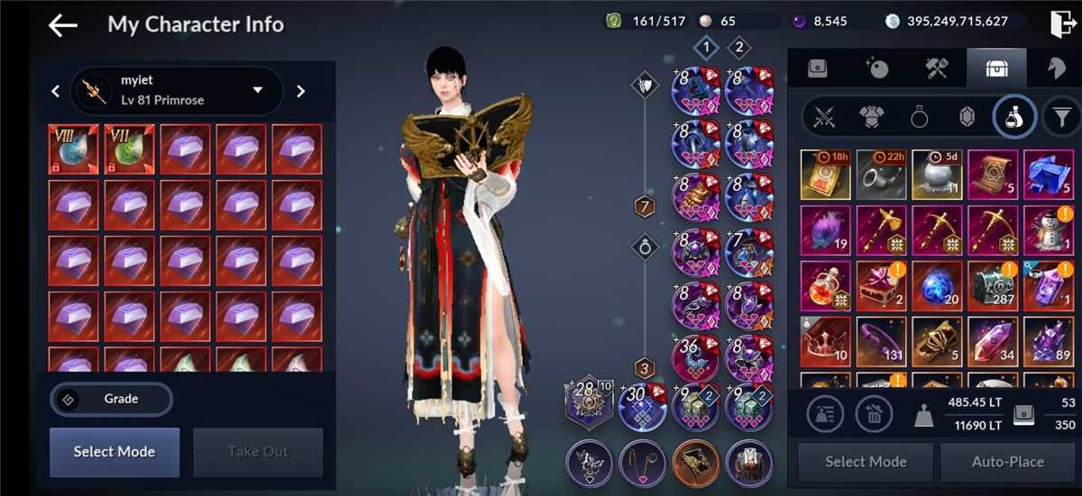 Penjualan akun permainan Black Desert Mobile