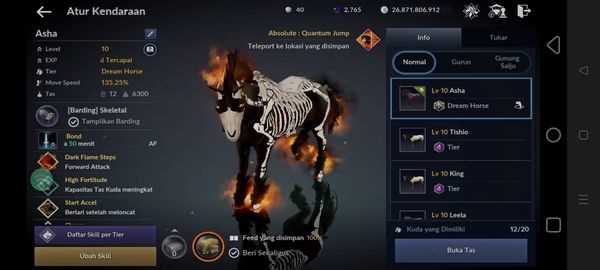 Penjualan akun permainan Black Desert Mobile