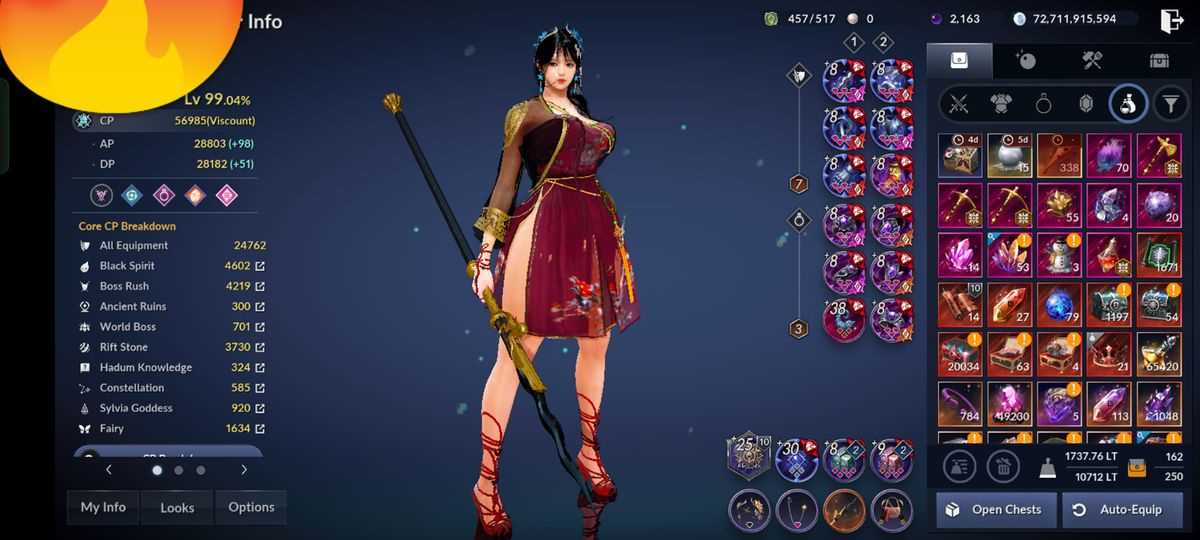 Penjualan akun permainan Black Desert Mobile