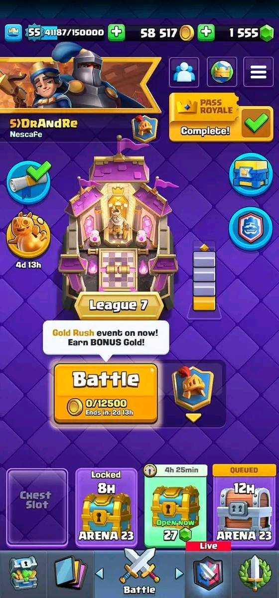 Penjualan akun permainan Clash Royale