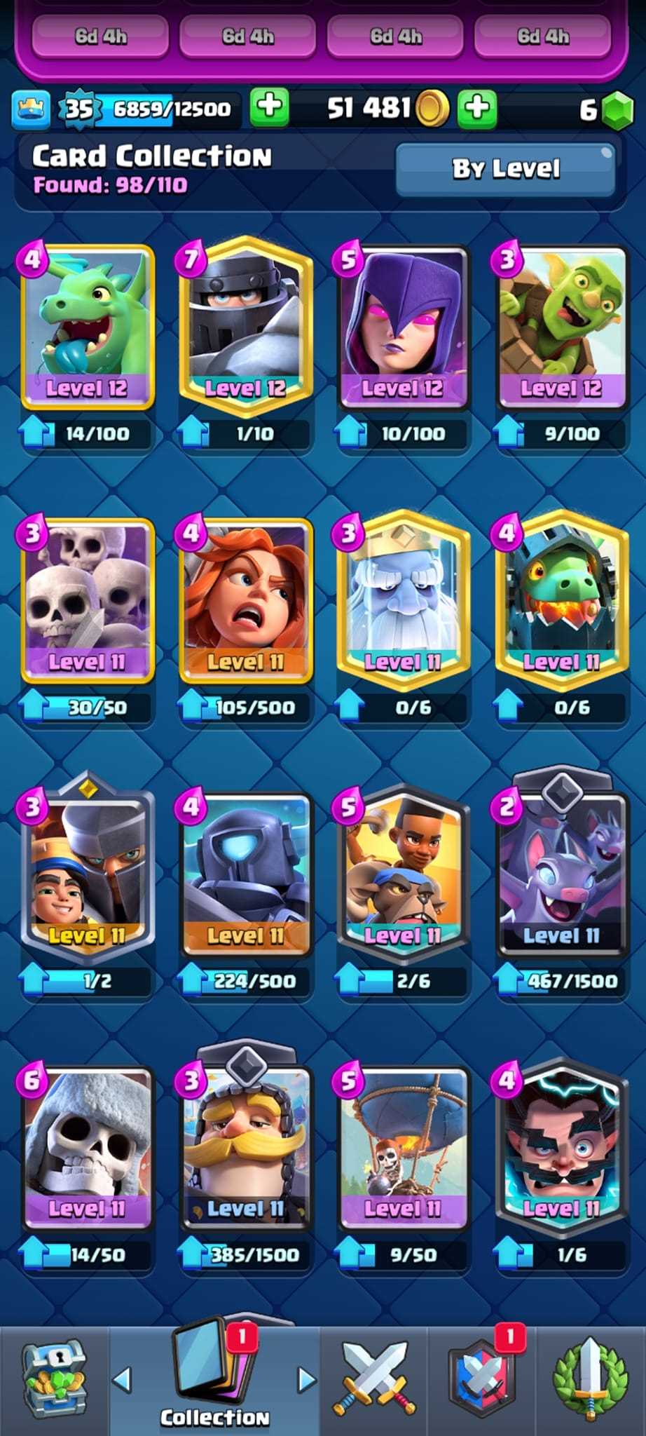 Penjualan akun permainan Clash Royale