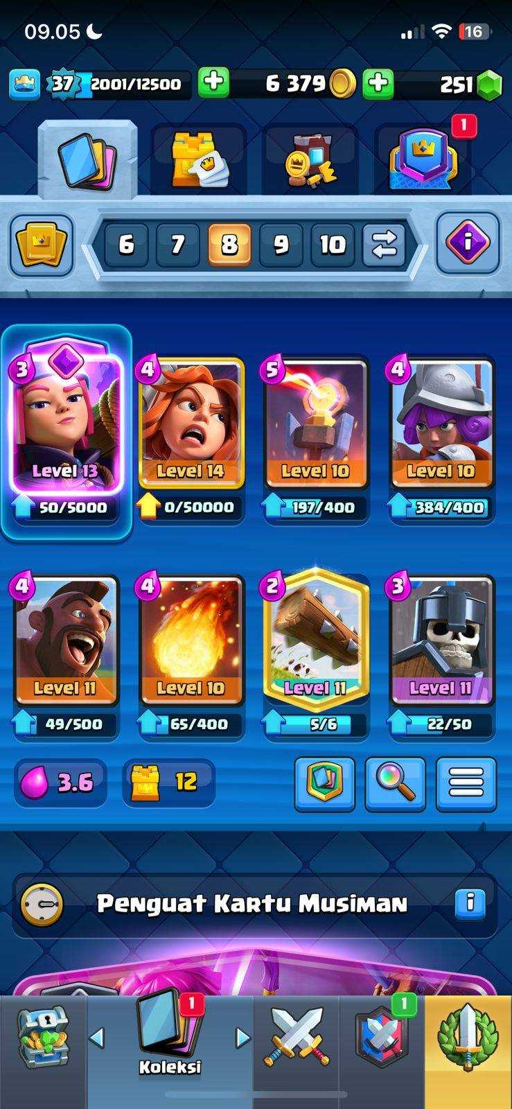 Penjualan akun permainan Clash Royale