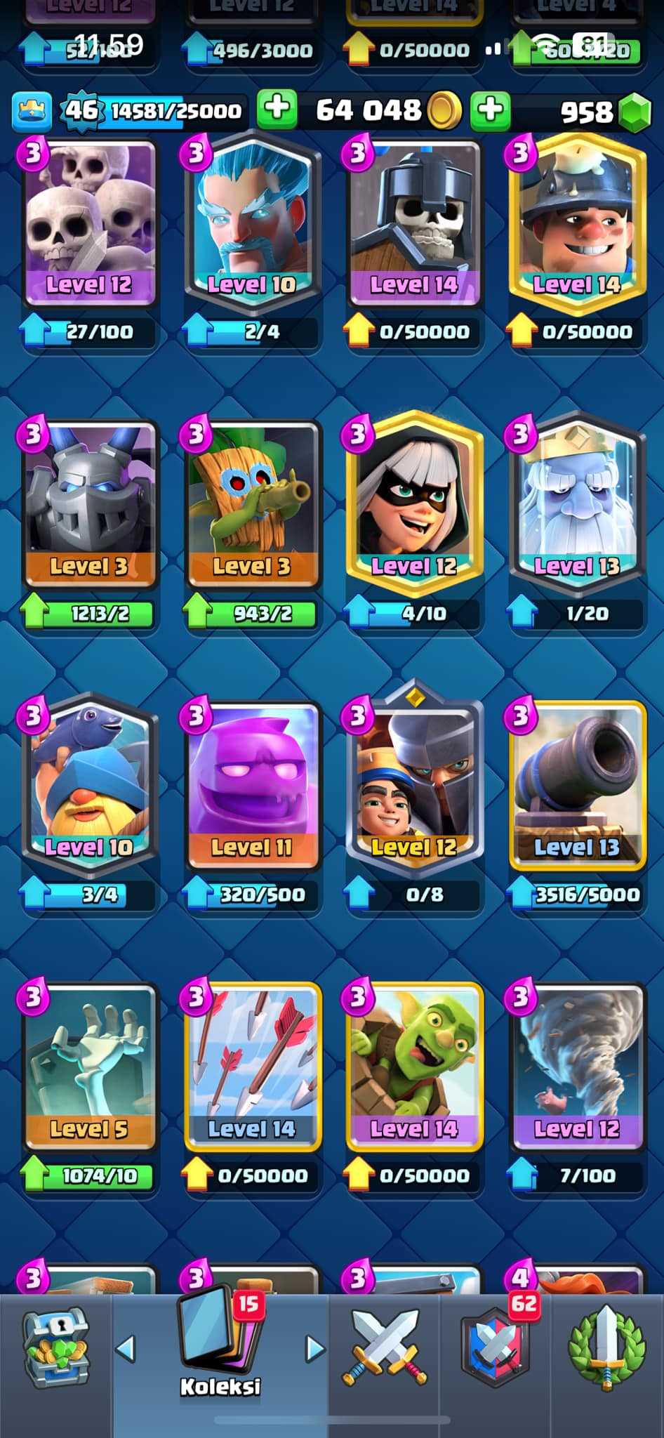 Penjualan akun permainan Clash Royale