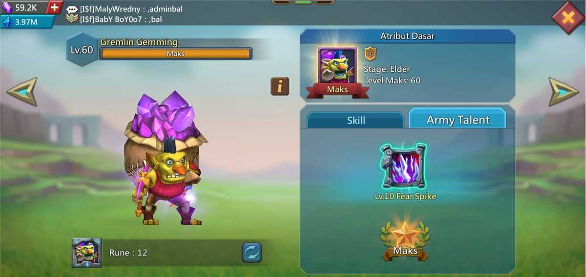 Penjualan akun permainan Lords Mobile