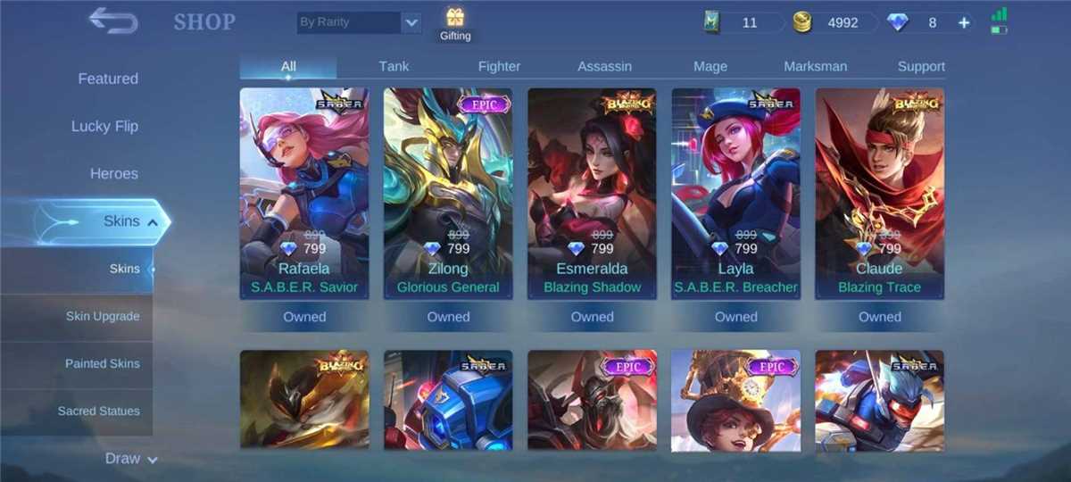 Penjualan akun permainan Mobile Legends