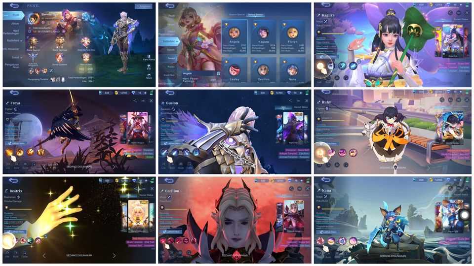 Penjualan akun permainan Mobile Legends