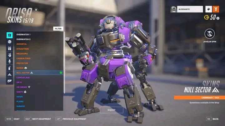 Penjualan akun permainan Overwatch