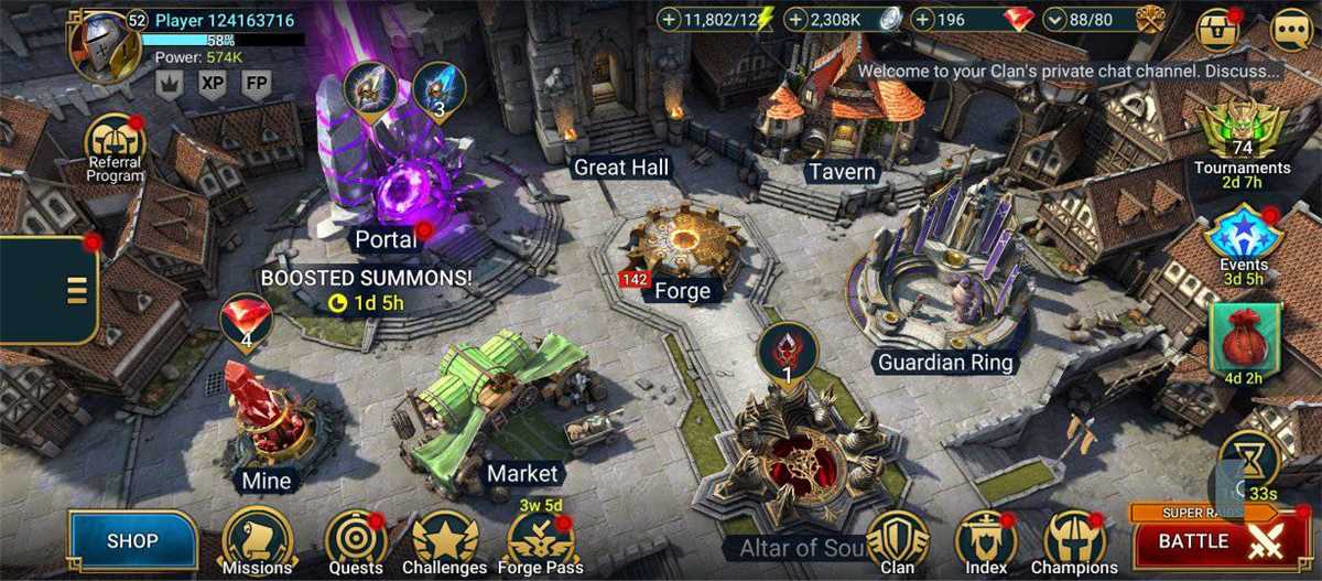 Penjualan akun permainan Raid Shadow Legends