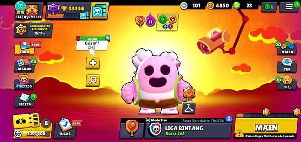 Penjualan akun permainan Brawl Stars