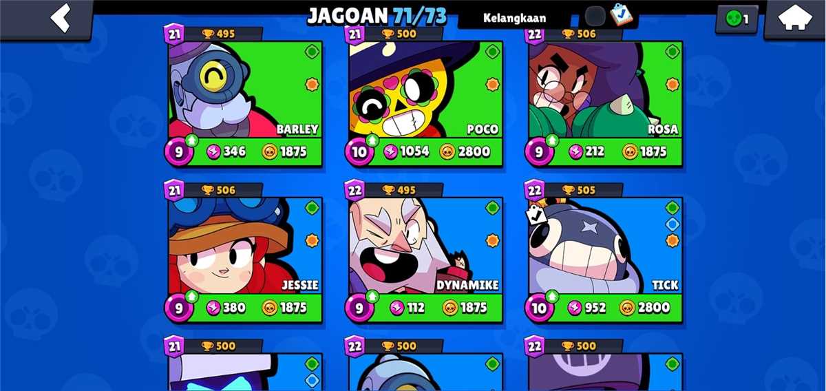 Penjualan akun permainan Brawl Stars