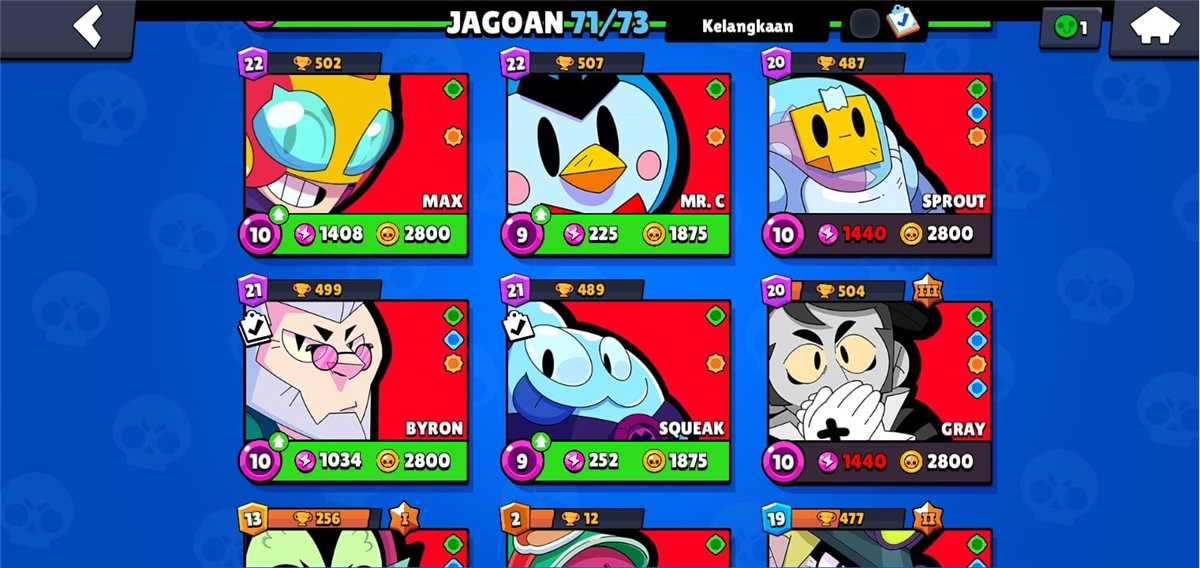 Penjualan akun permainan Brawl Stars