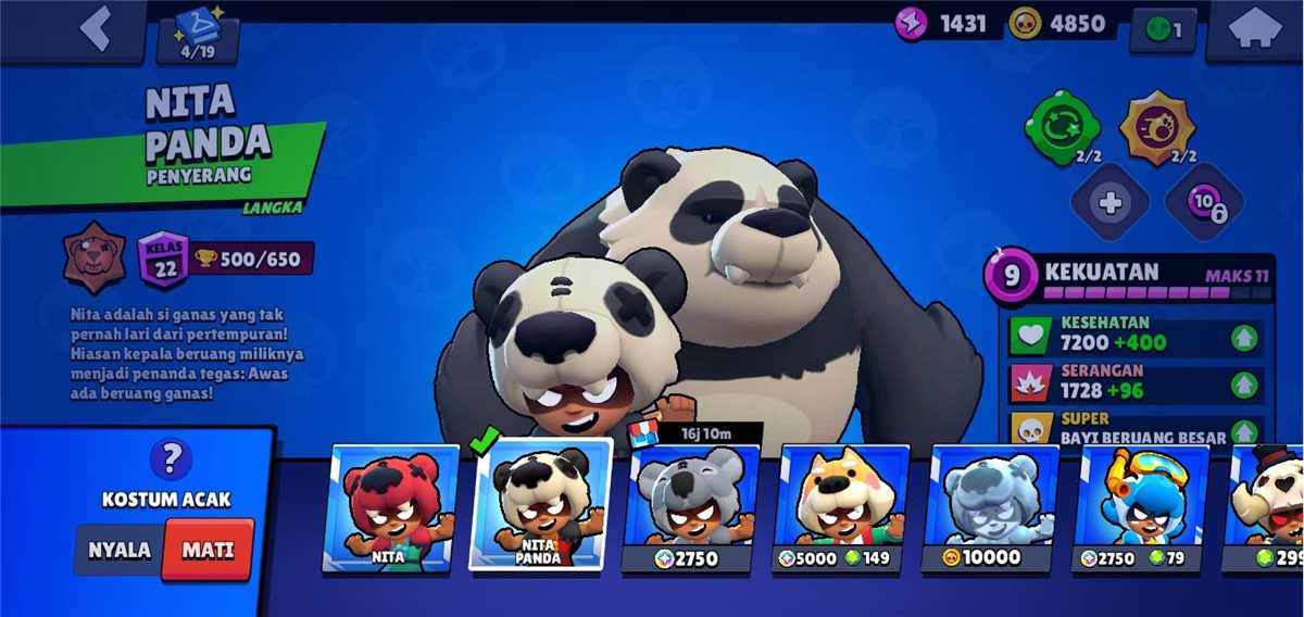 Penjualan akun permainan Brawl Stars