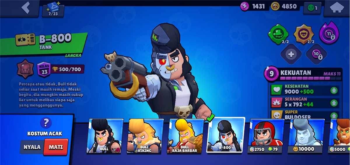 Penjualan akun permainan Brawl Stars