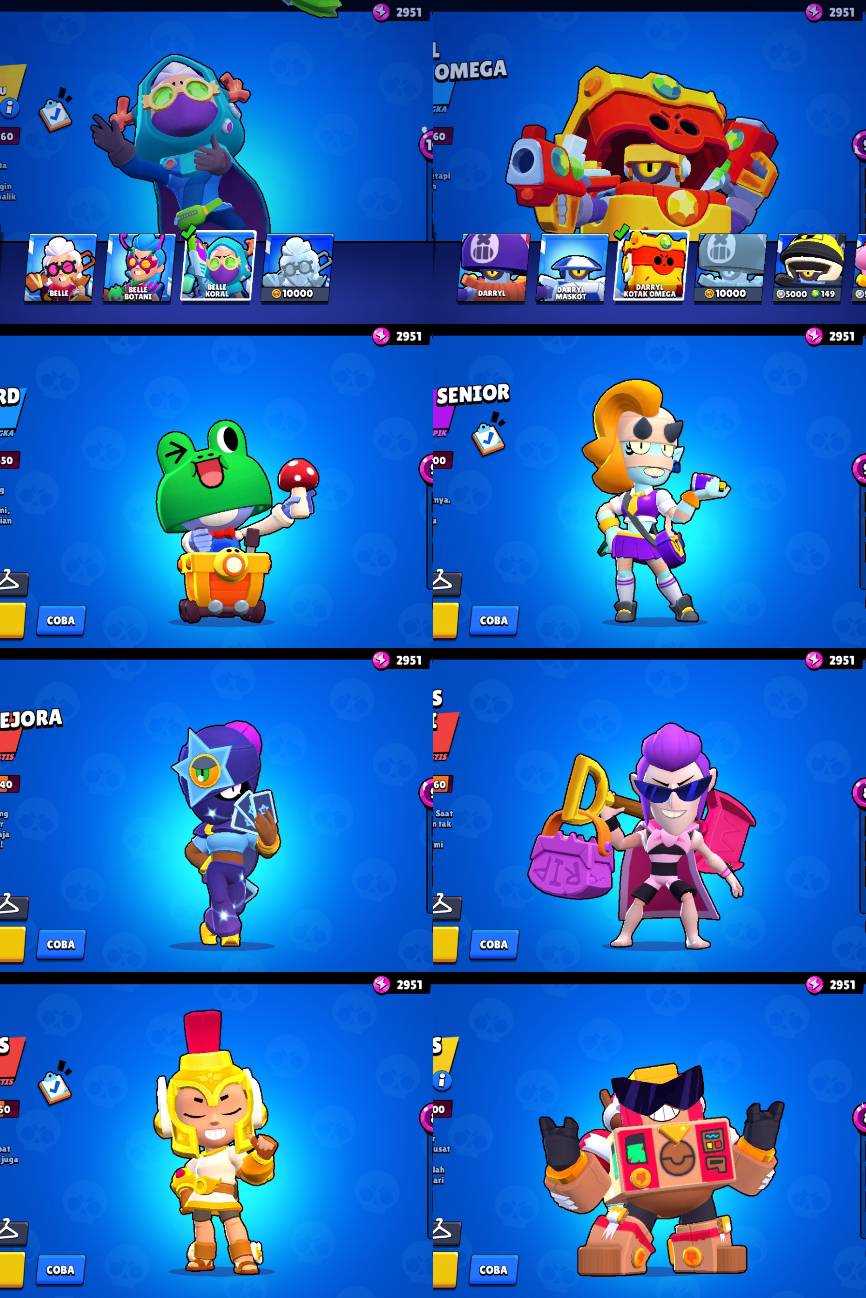 Penjualan akun permainan Brawl Stars