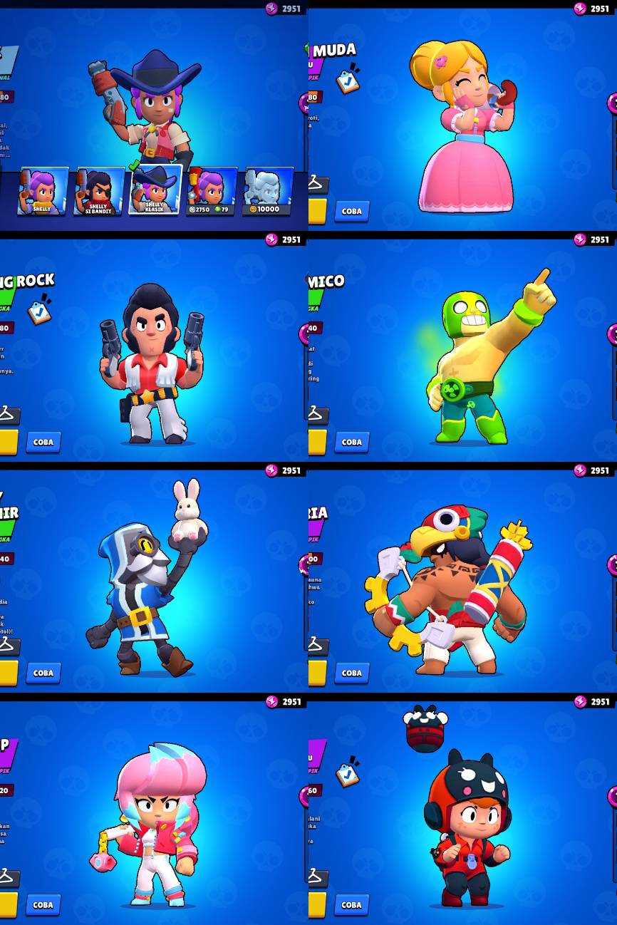 Penjualan akun permainan Brawl Stars