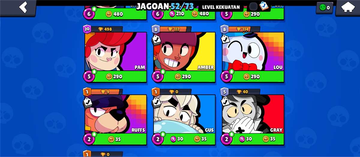 Penjualan akun permainan Brawl Stars