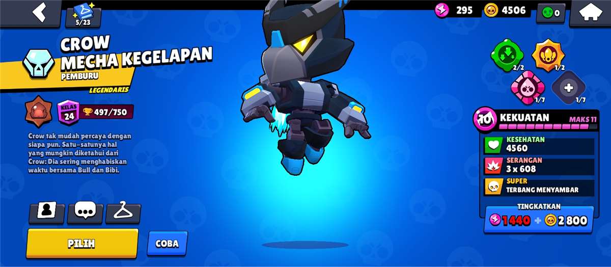 Penjualan akun permainan Brawl Stars